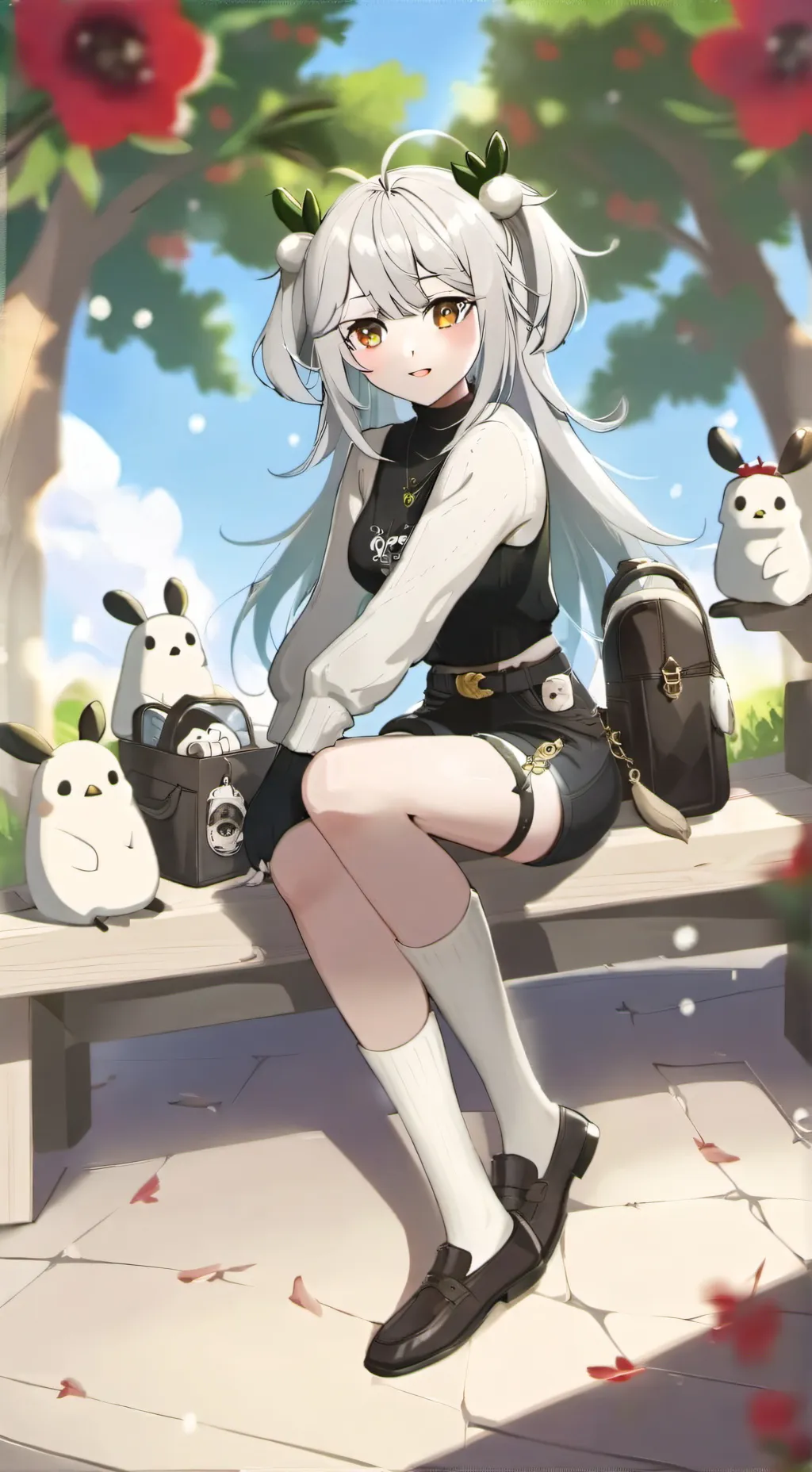 ai character: Lily  background