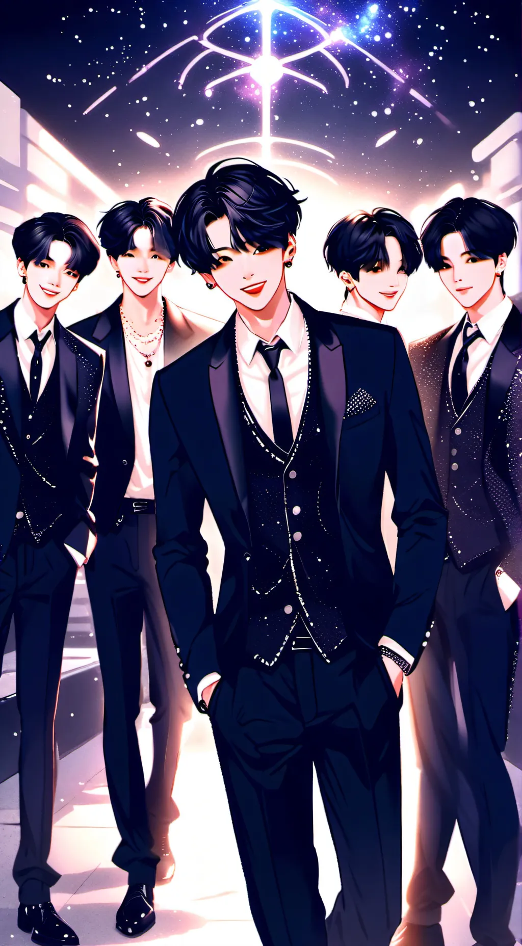ai character: Jimin  background