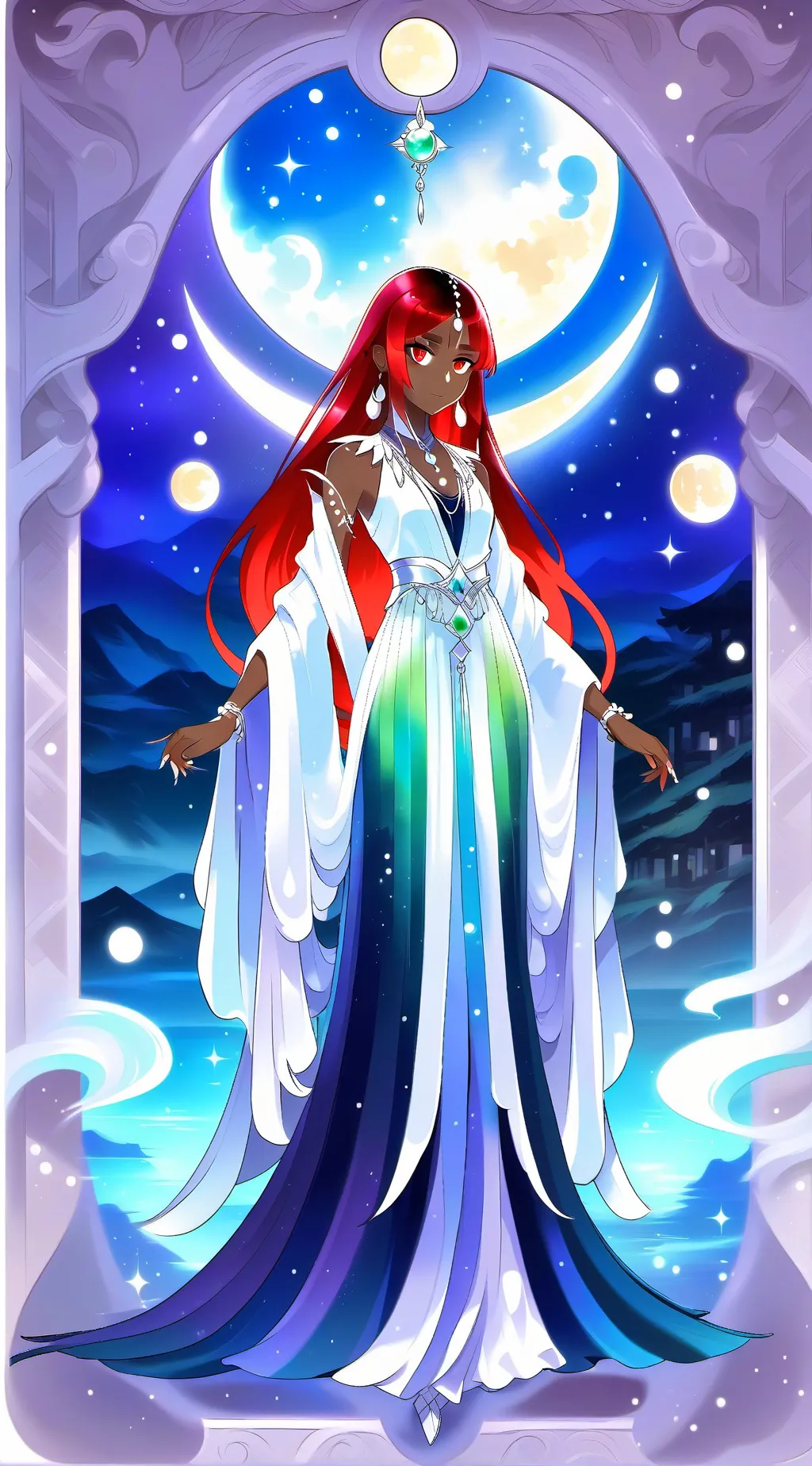ai character: Tsuki background