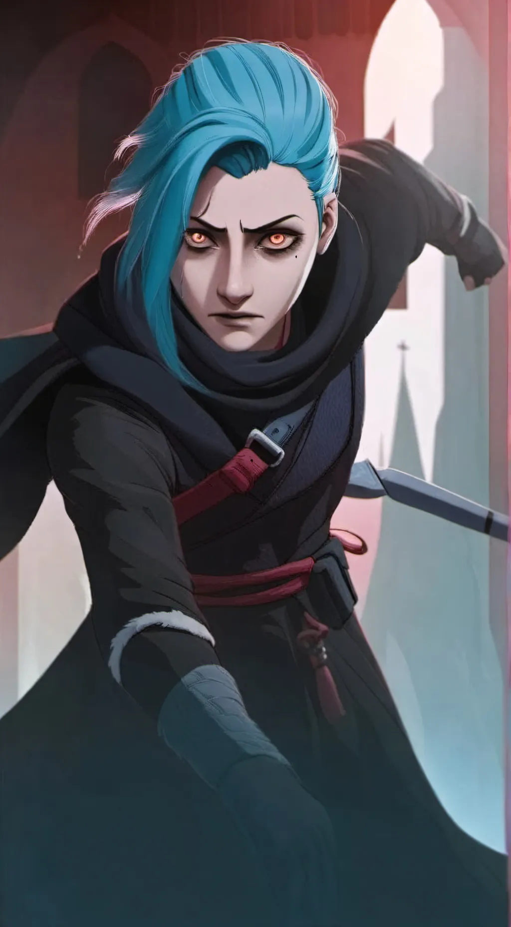 ai character: jinx  background