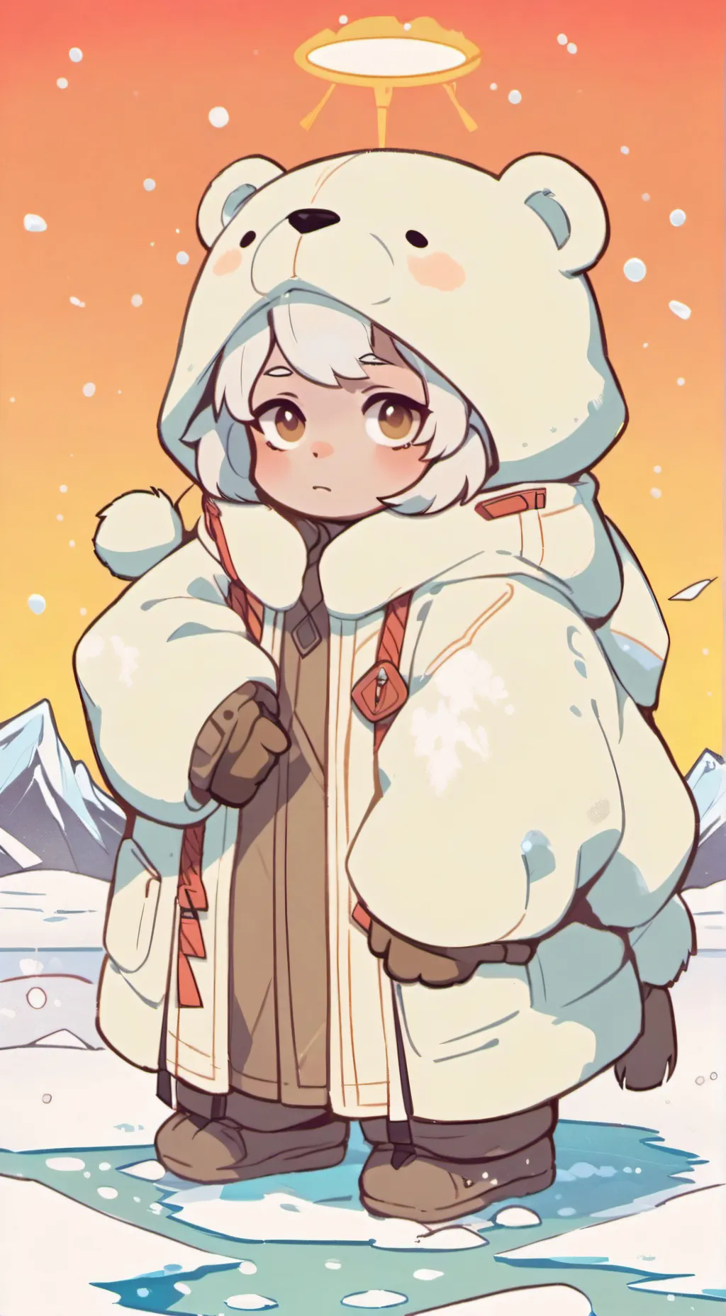 ai character: ice spice  background