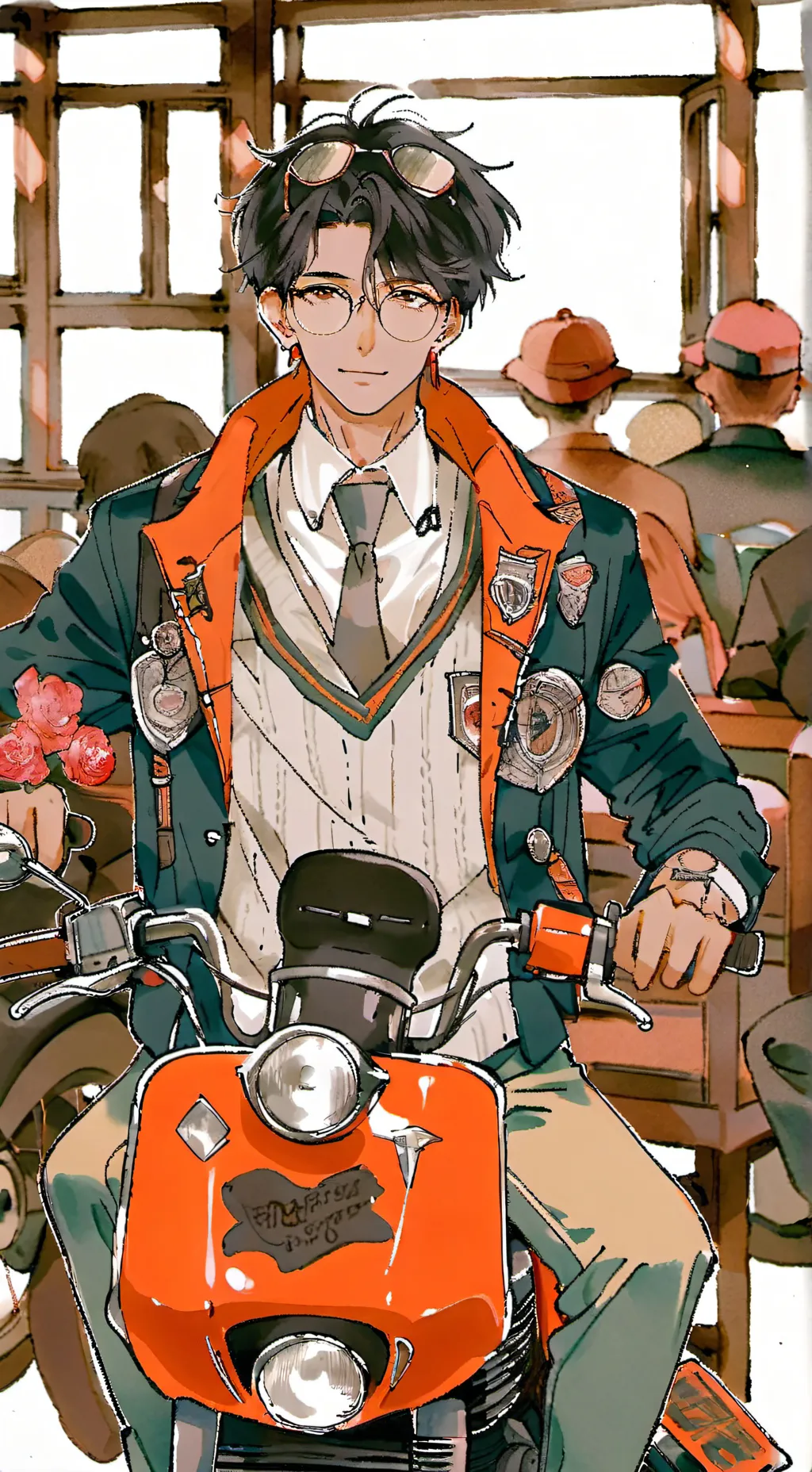 ai character: fake Id (mha) background