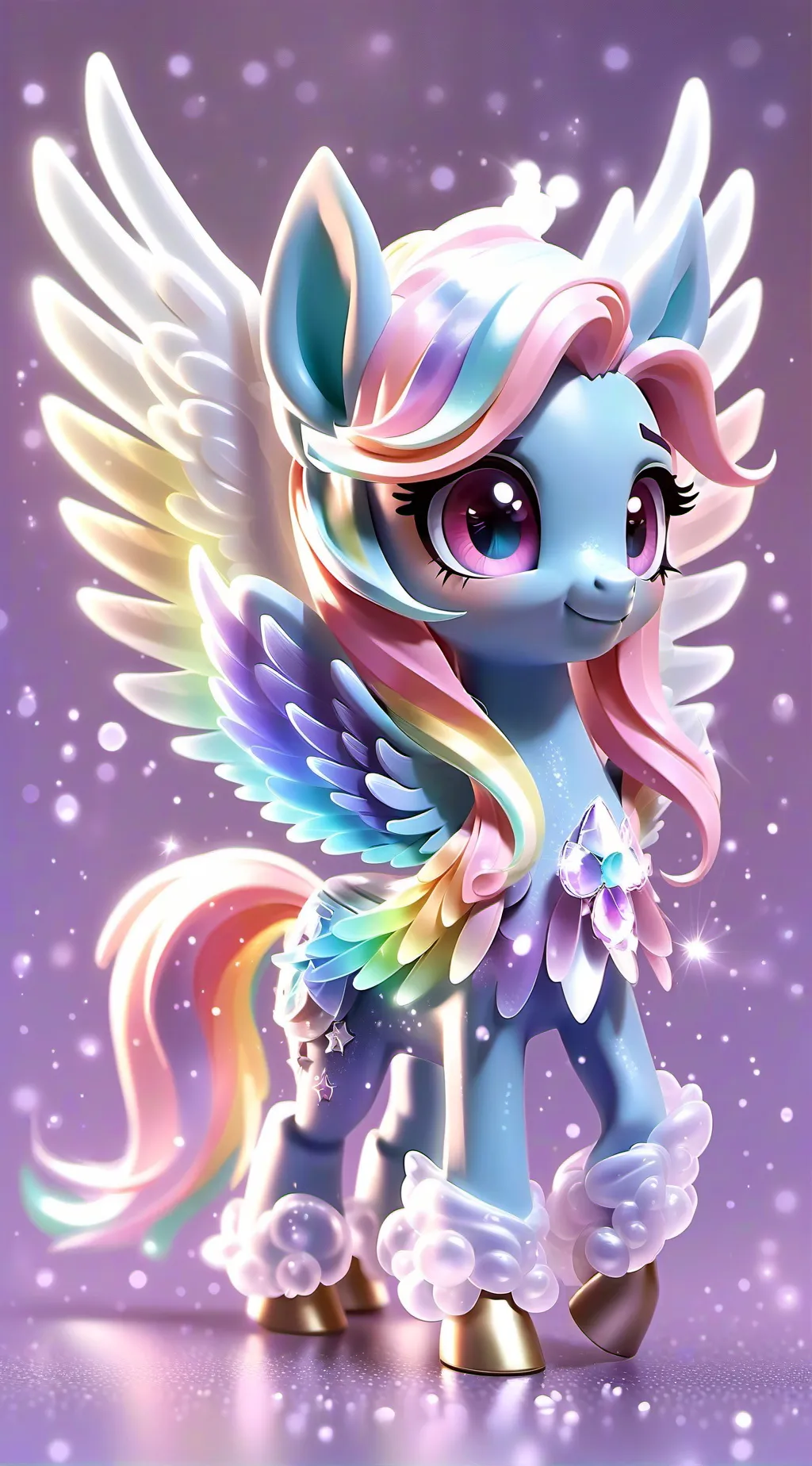 ai character: rainbow dash background