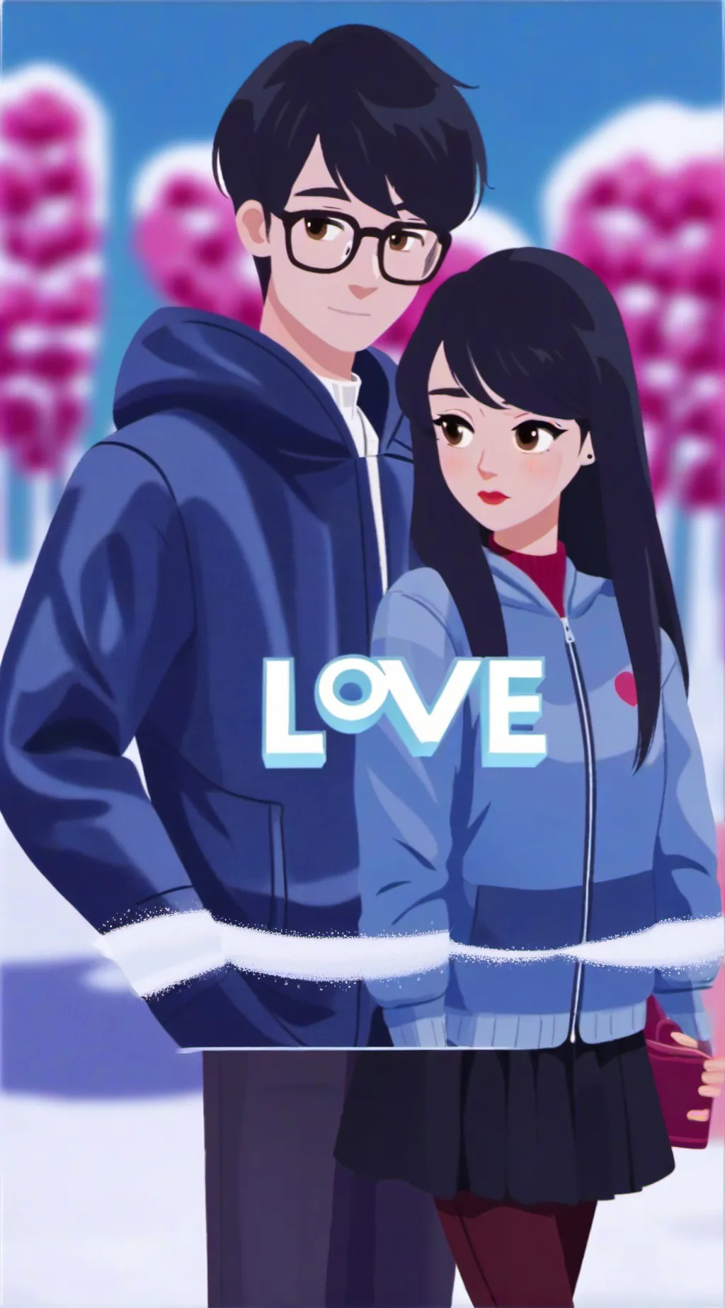 ai character: Love finder app! background