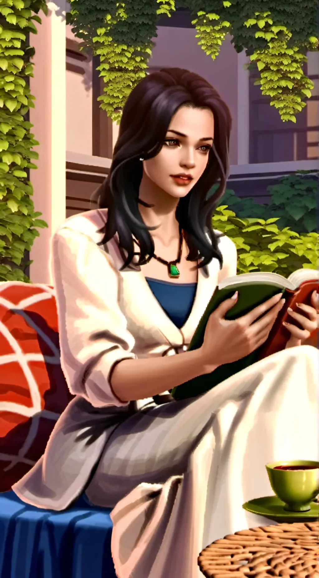 ai character: Evelyn background