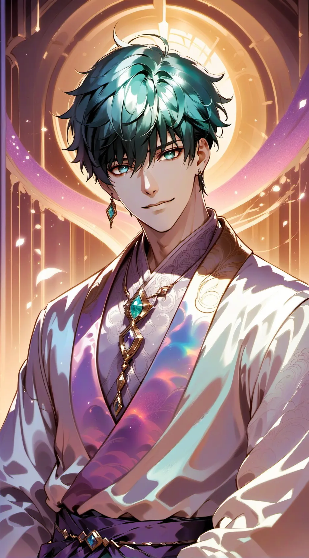 ai character: Sky background