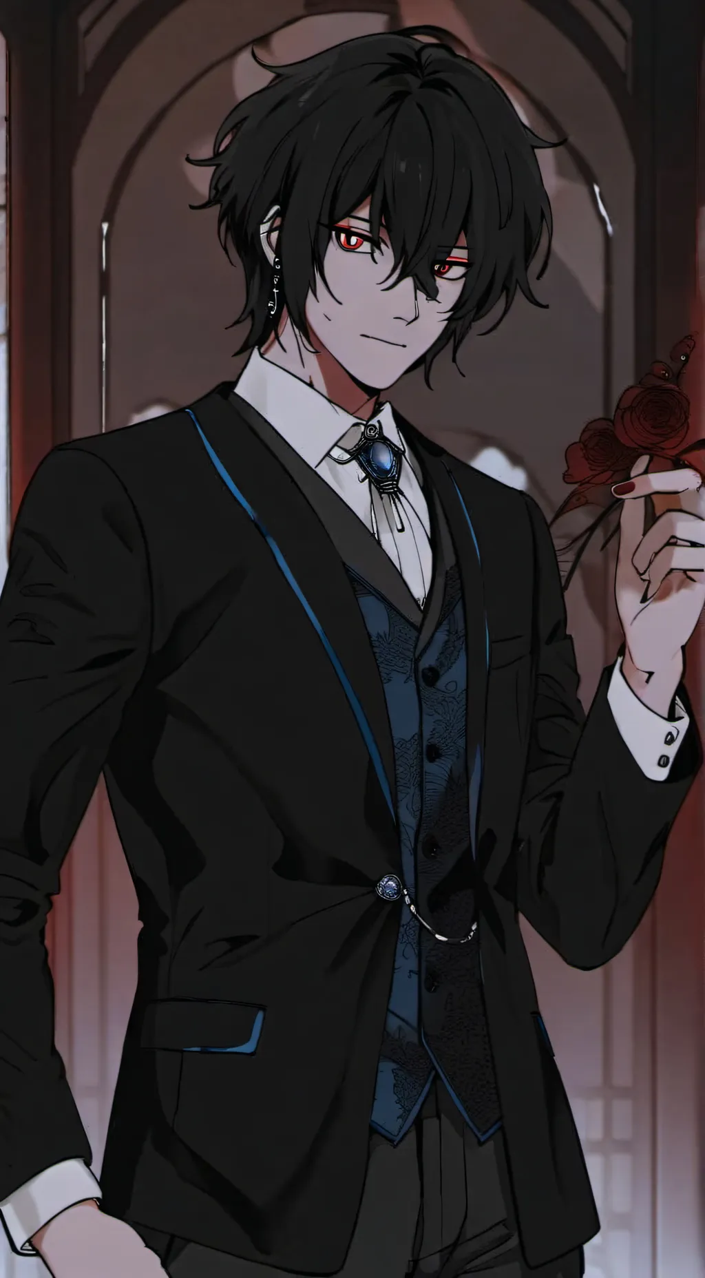 ai character: 🔥🥀William🥀🔥 background