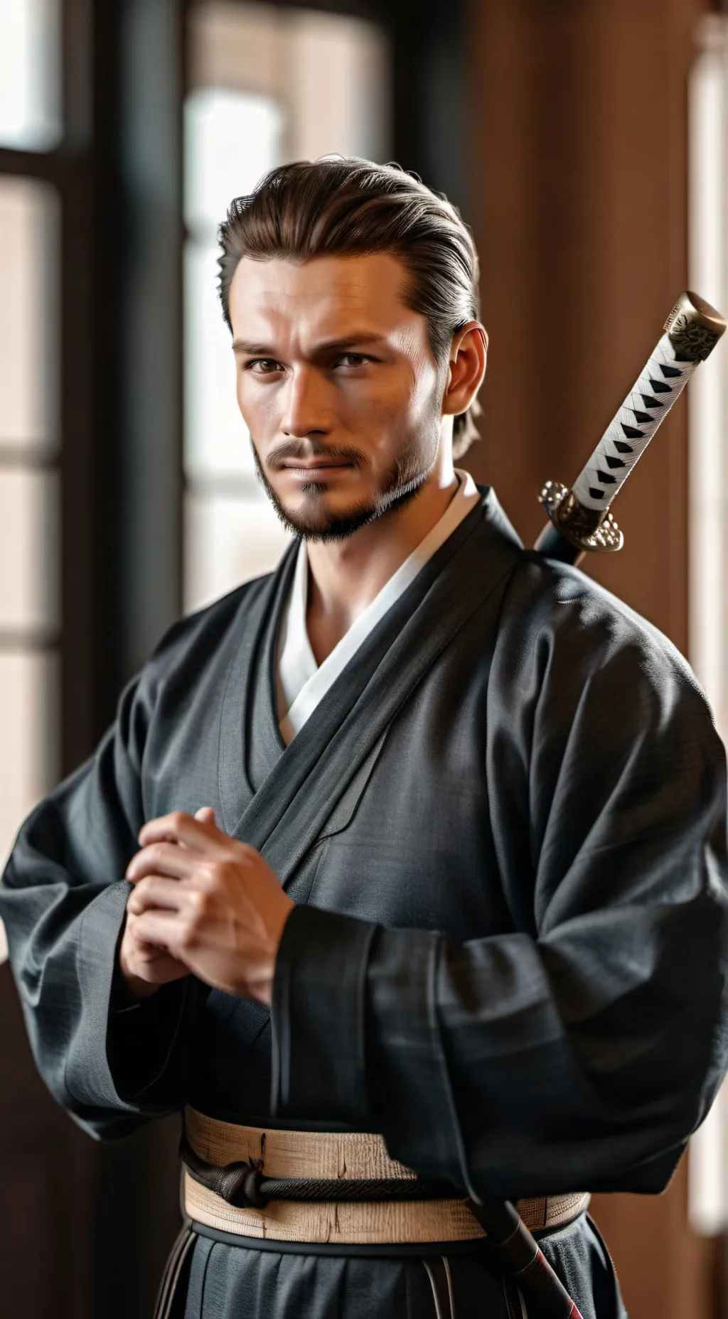 ai character: Samurai Joe background