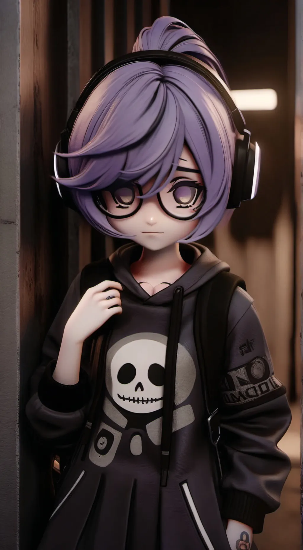 ai character: uzi background