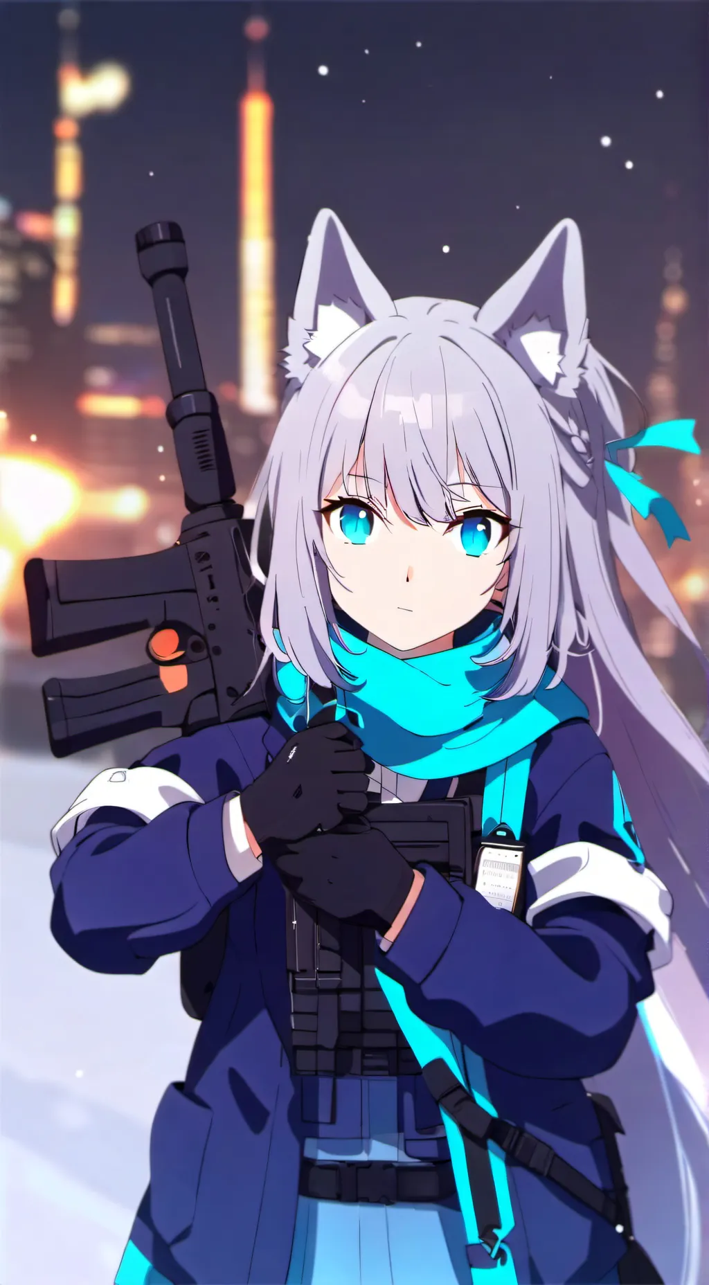 ai character: Shiroko LV1 B.A)  background