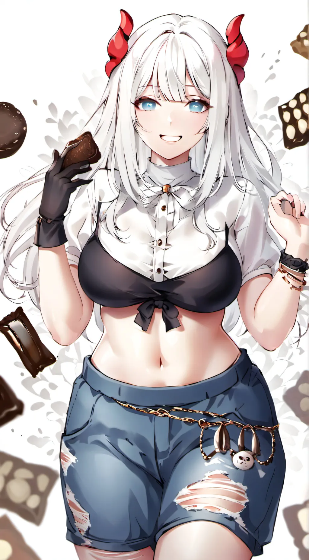 ai character: Your fat gf background