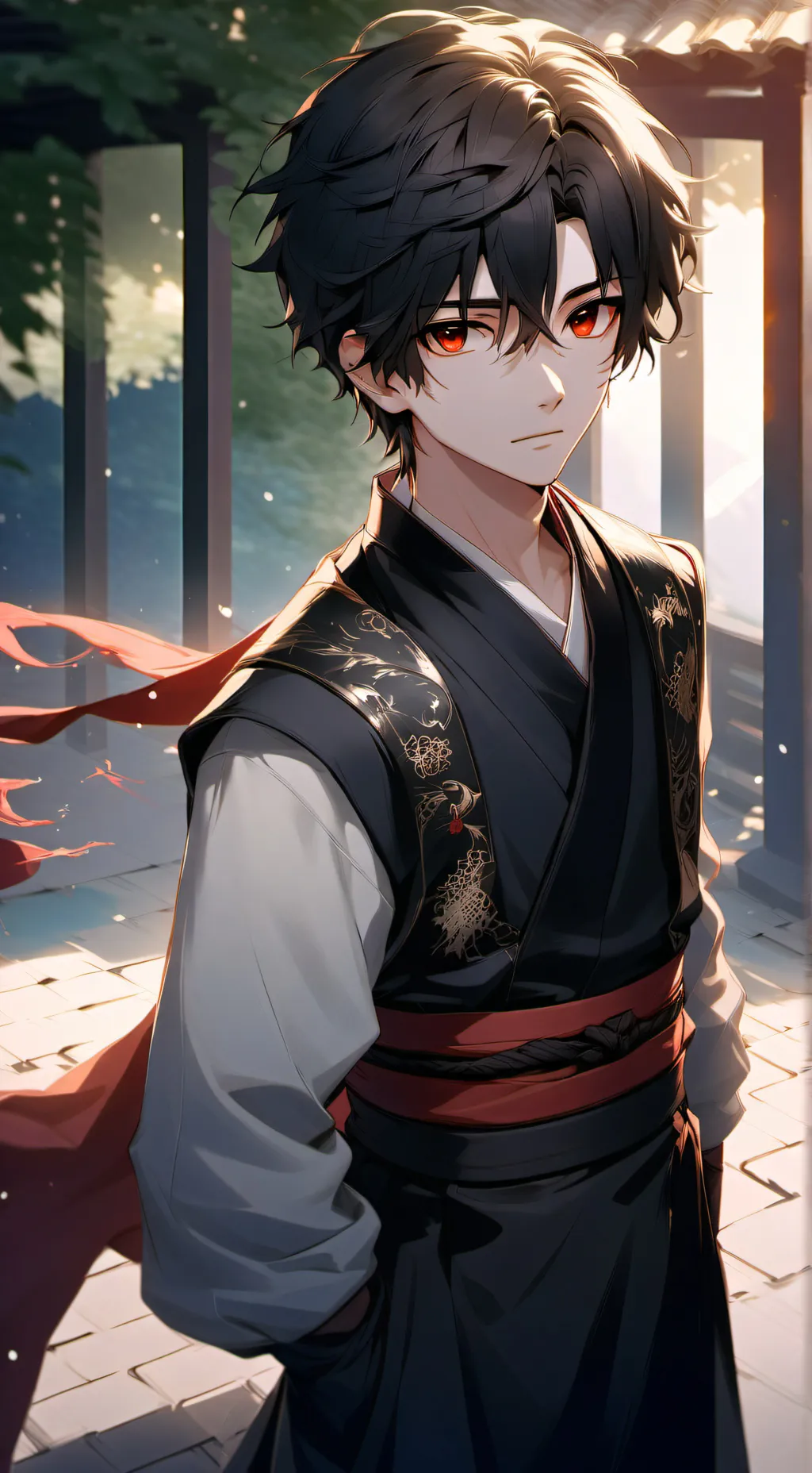 ai character: demon slayer background