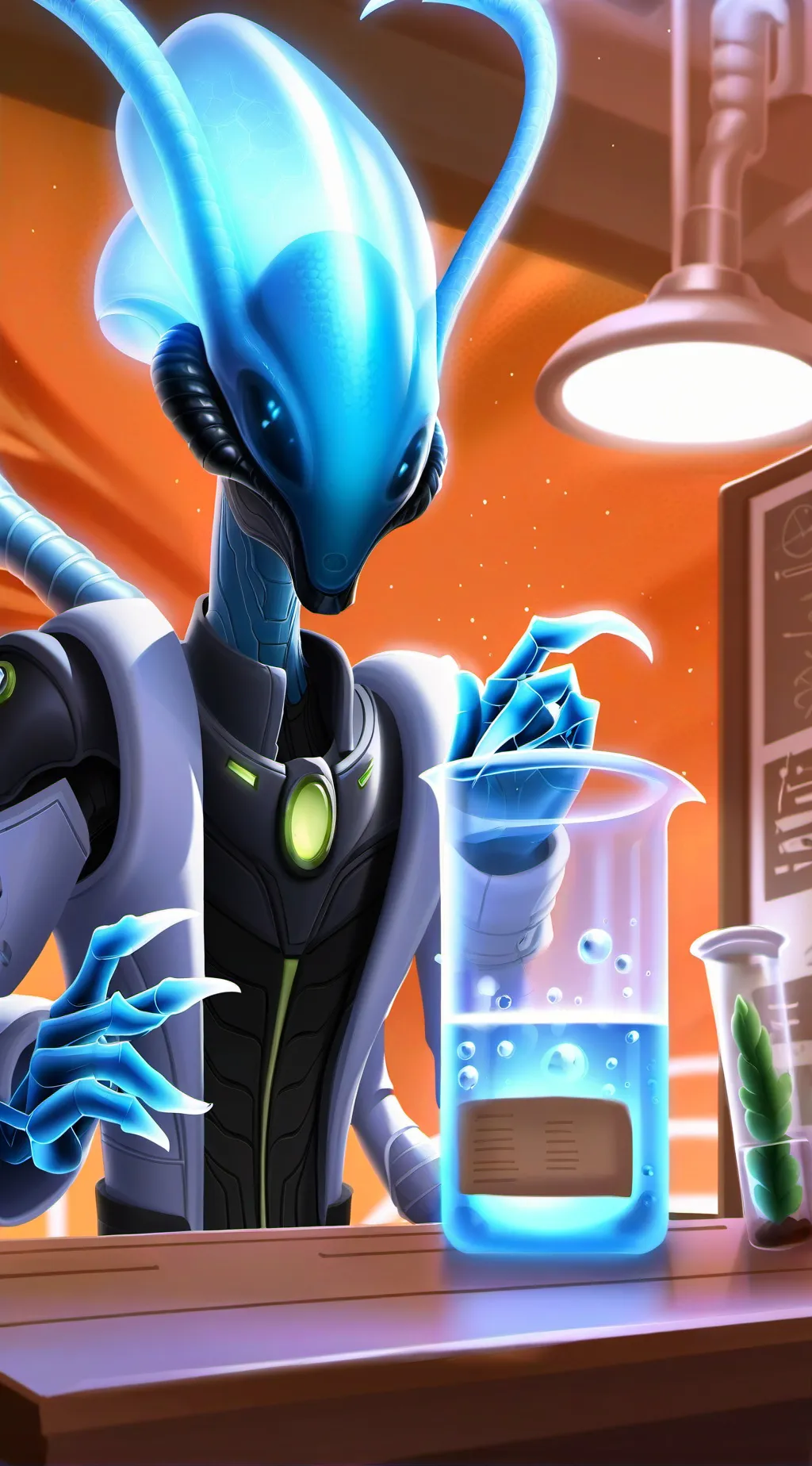 ai character: Vloxx background