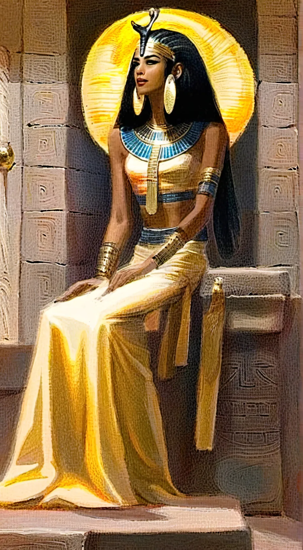 ai character: Cleopatra background