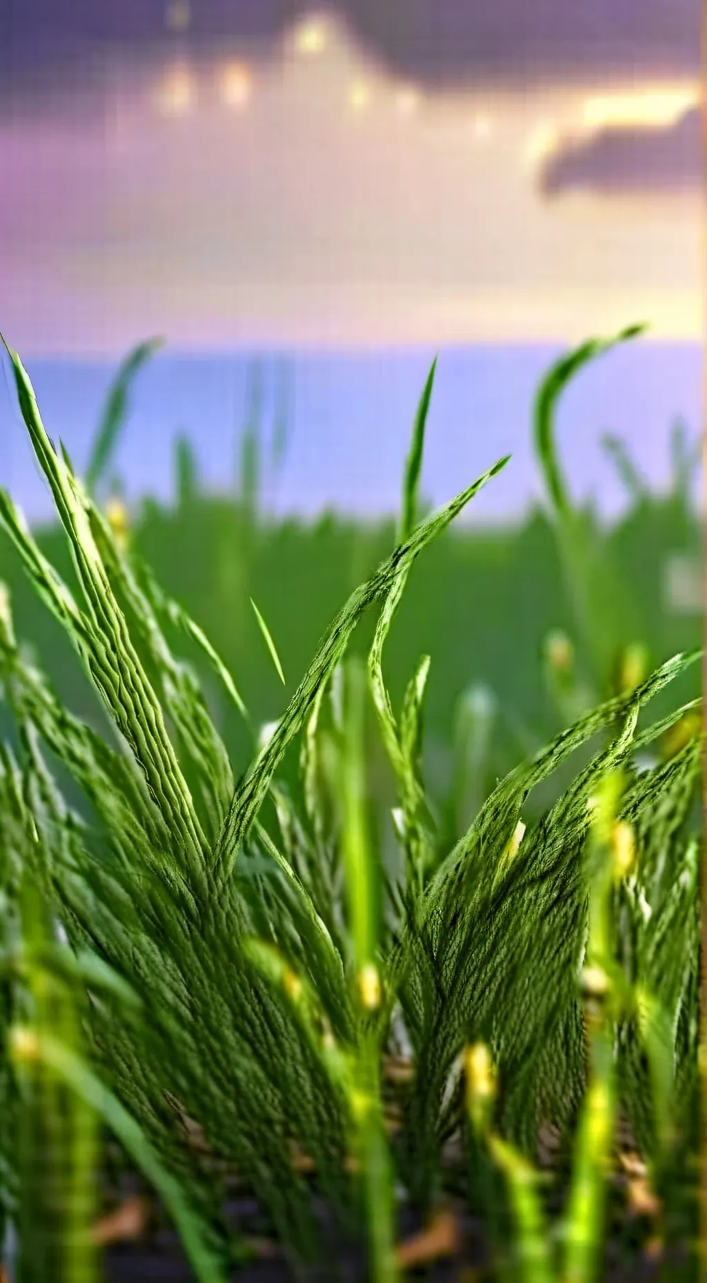 ai character: grass background