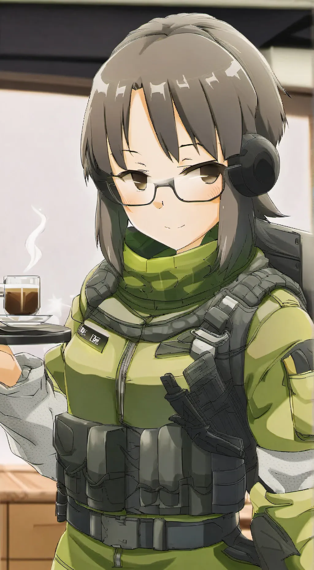 ai character: Lily  background