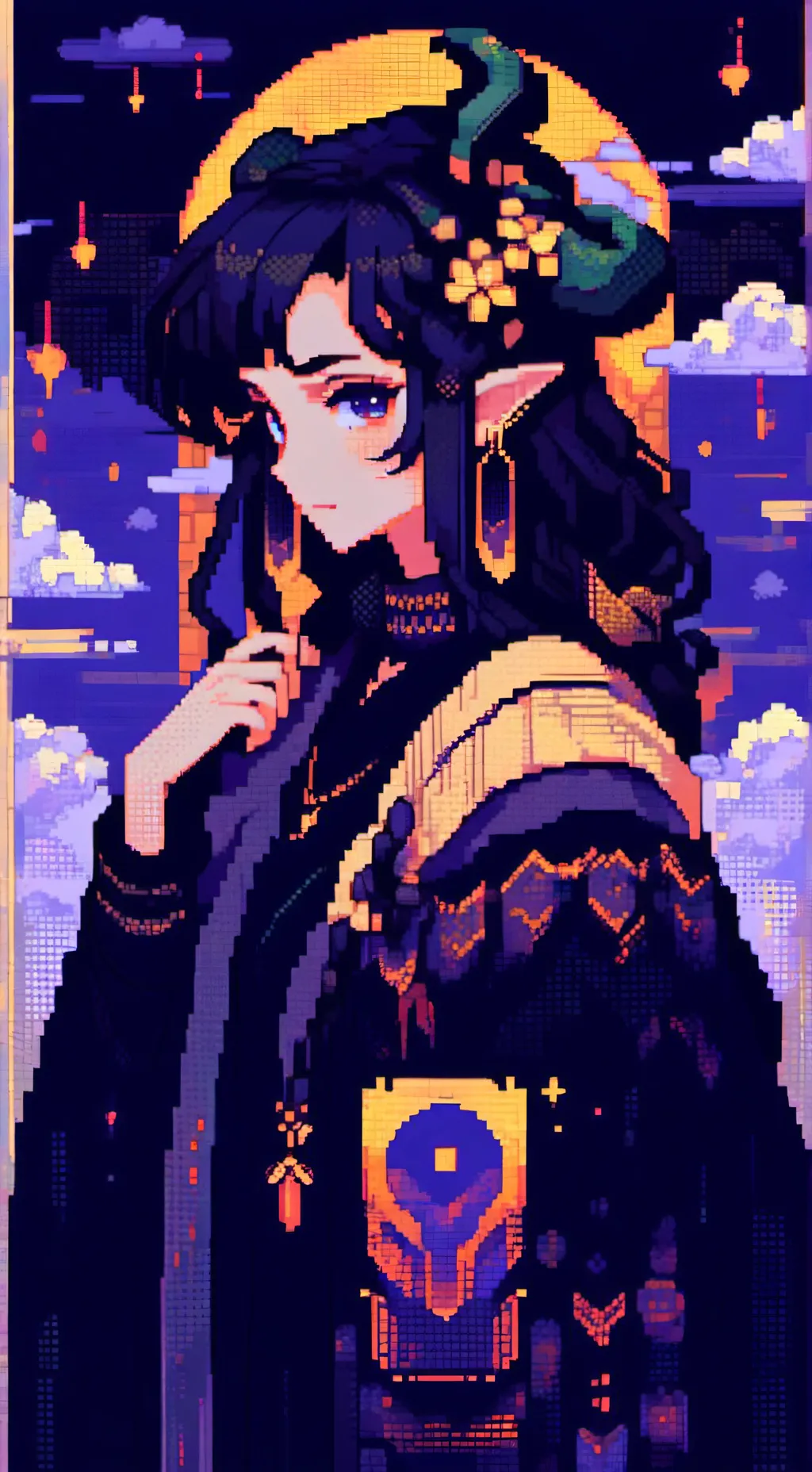 ai character: Sylvie (Loki)💚 background