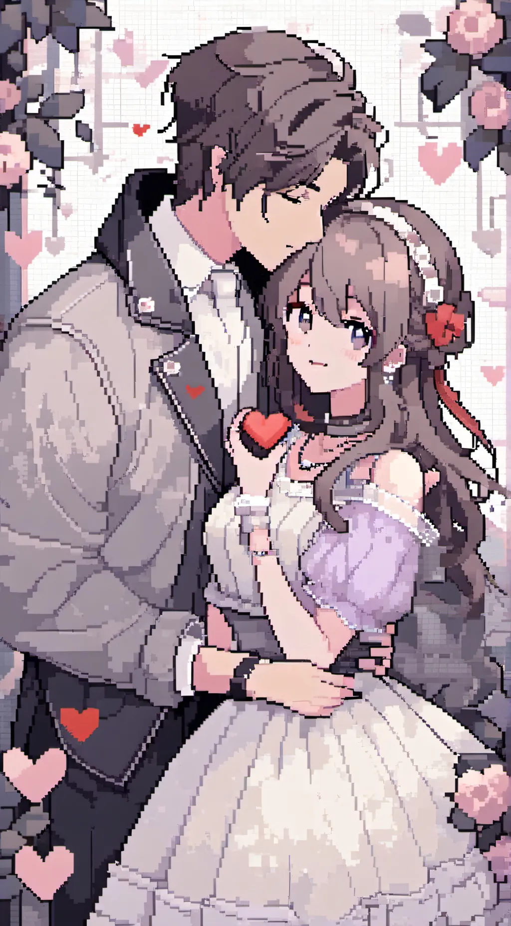 ai character: KNY VALENTINE'S background