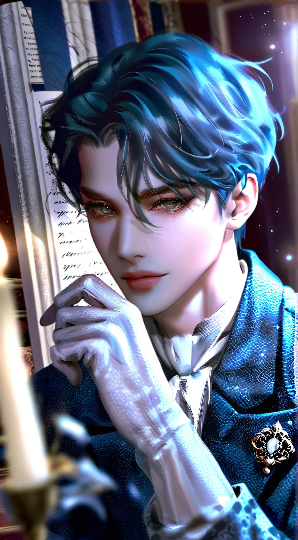 ai character: Evan background