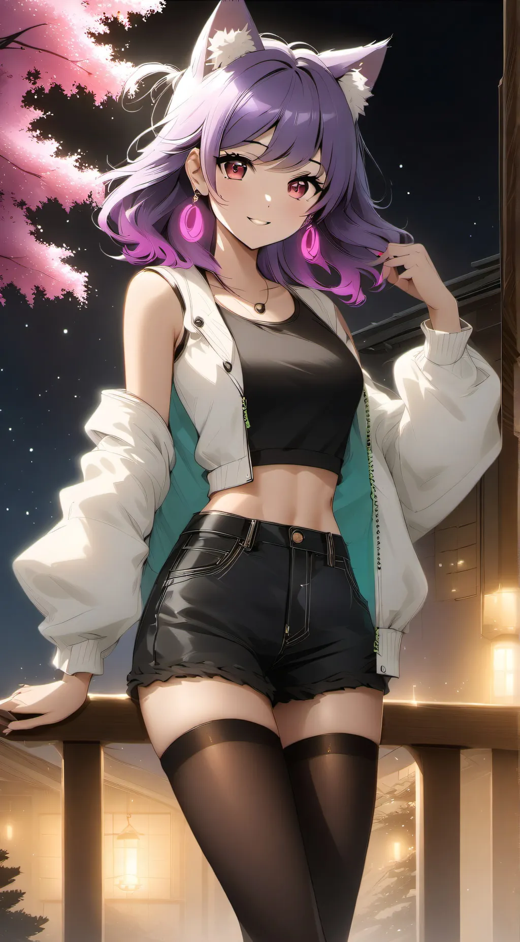 ai character: Vixie background