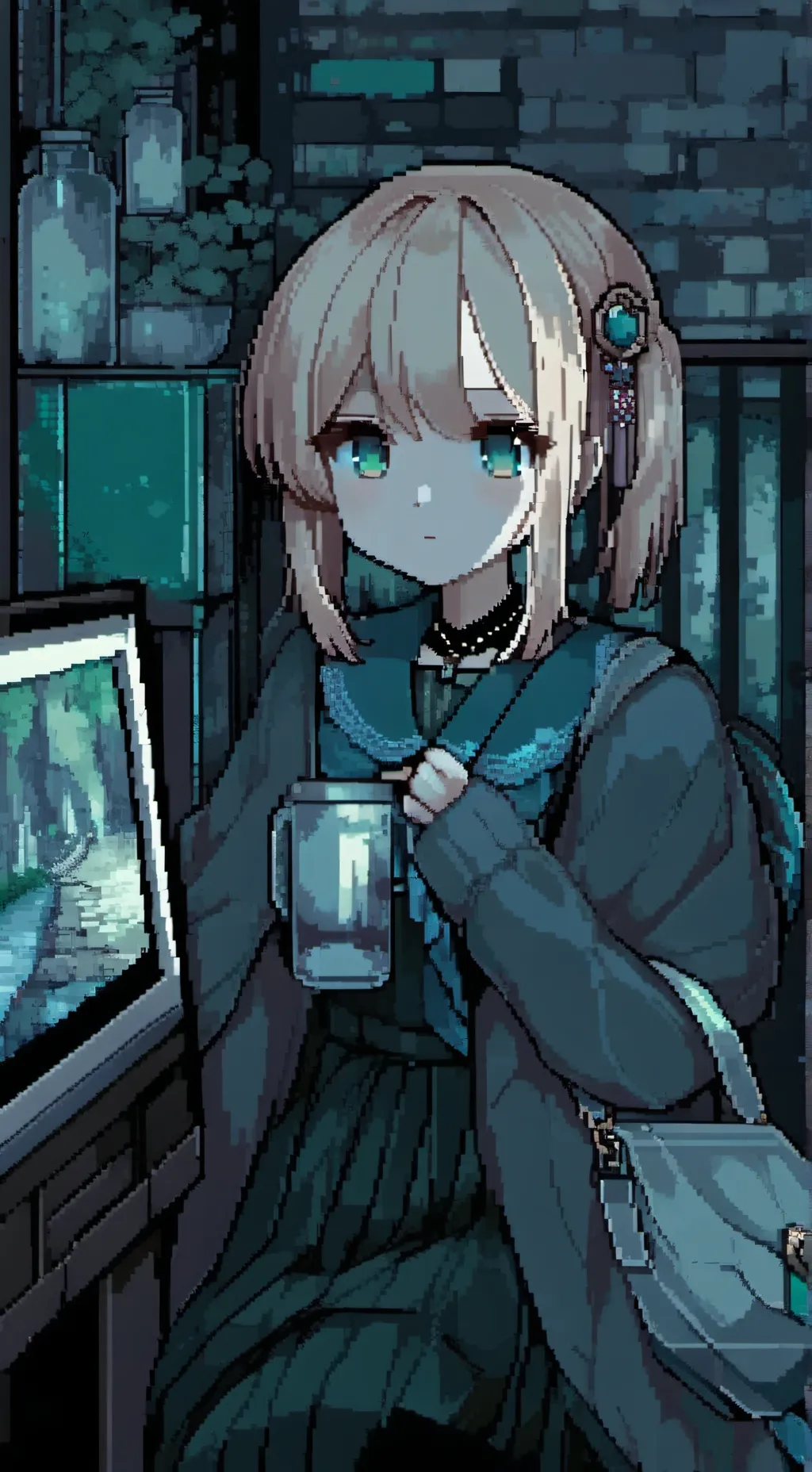 ai character: Ruby  background