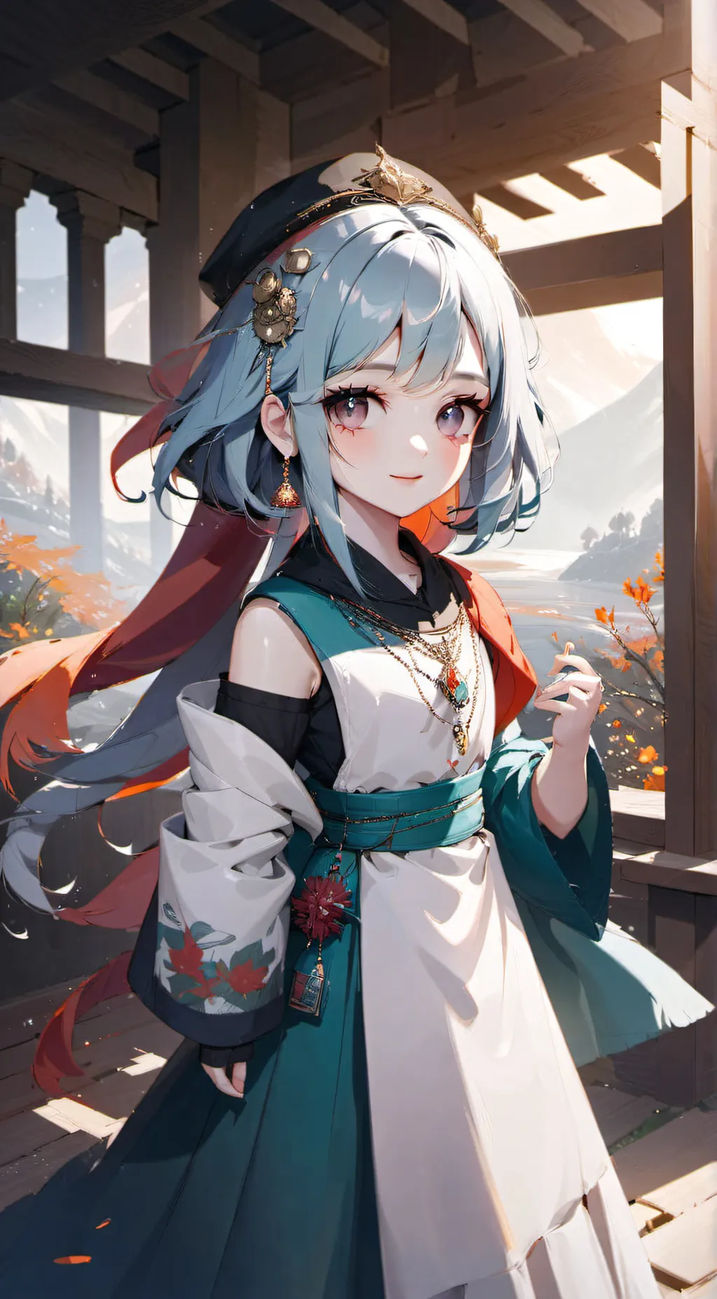 ai character: skinsuit shop background