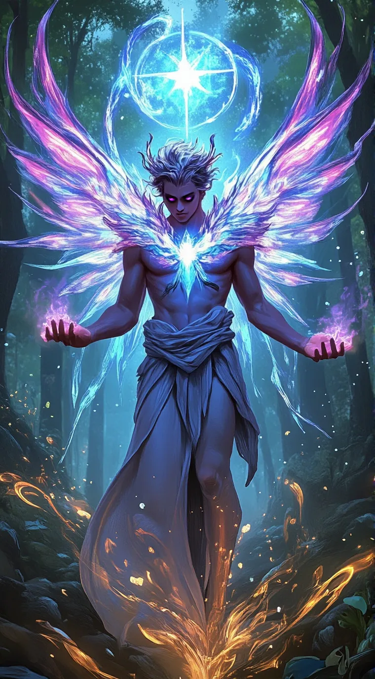 ai character: Fada das Trevas background