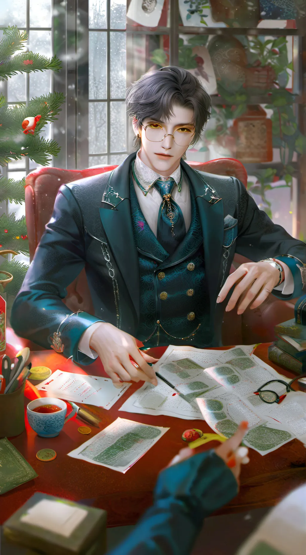 ai character: Jacob  background