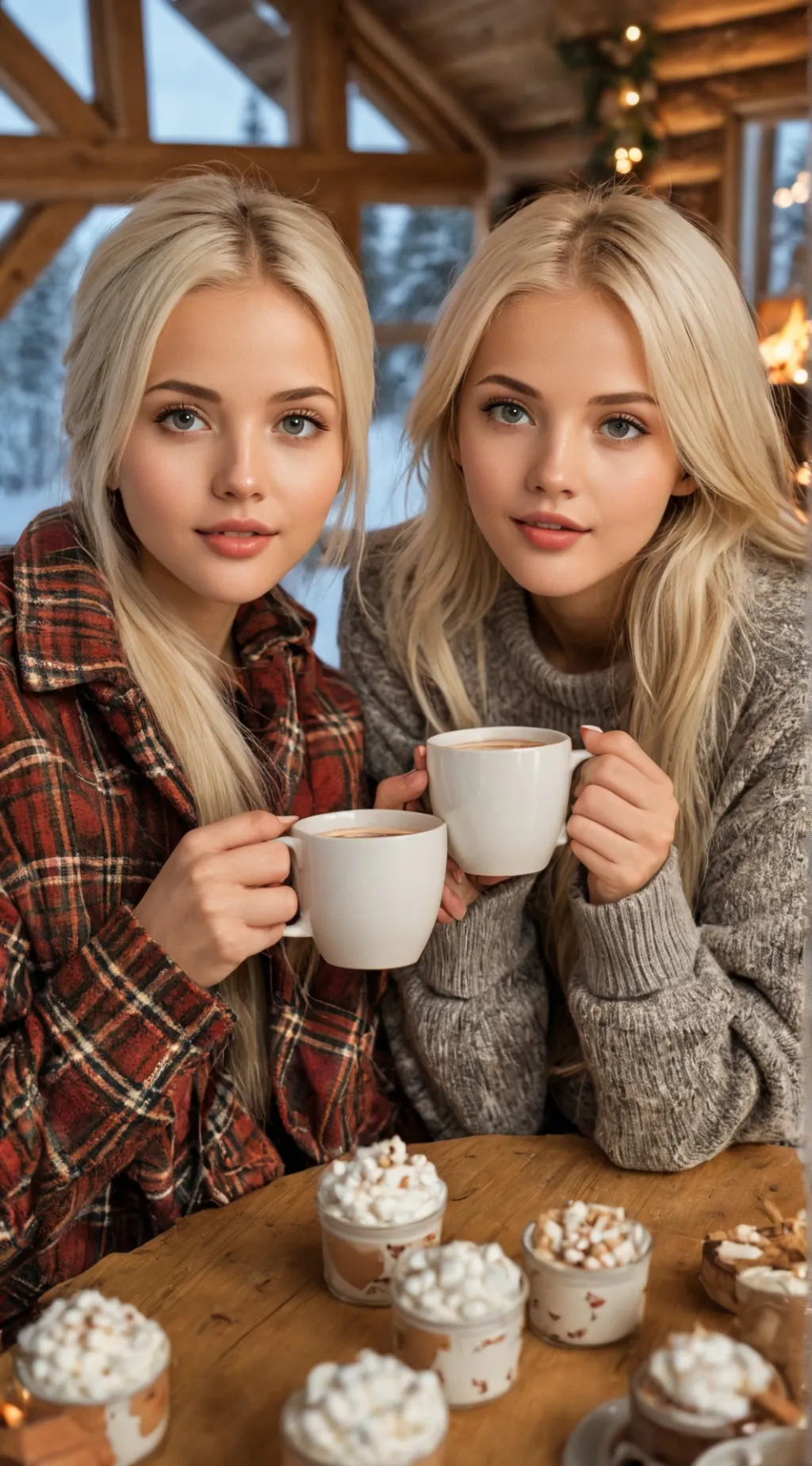 ai character: Carrie and Dakota  background
