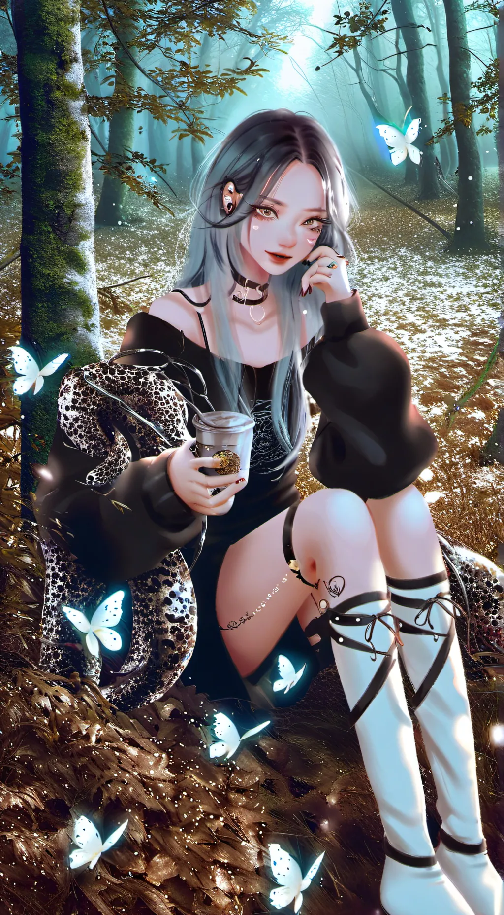 ai character: livea  background