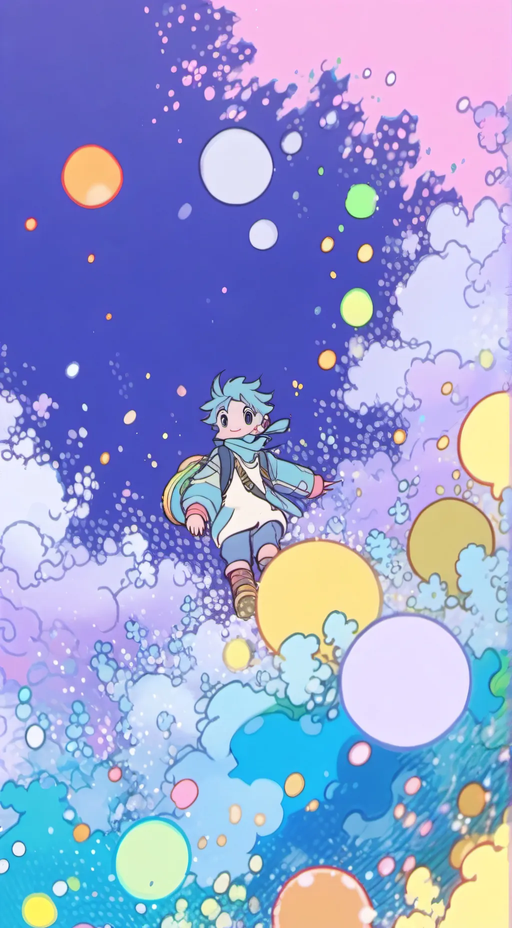 ai character: Md background