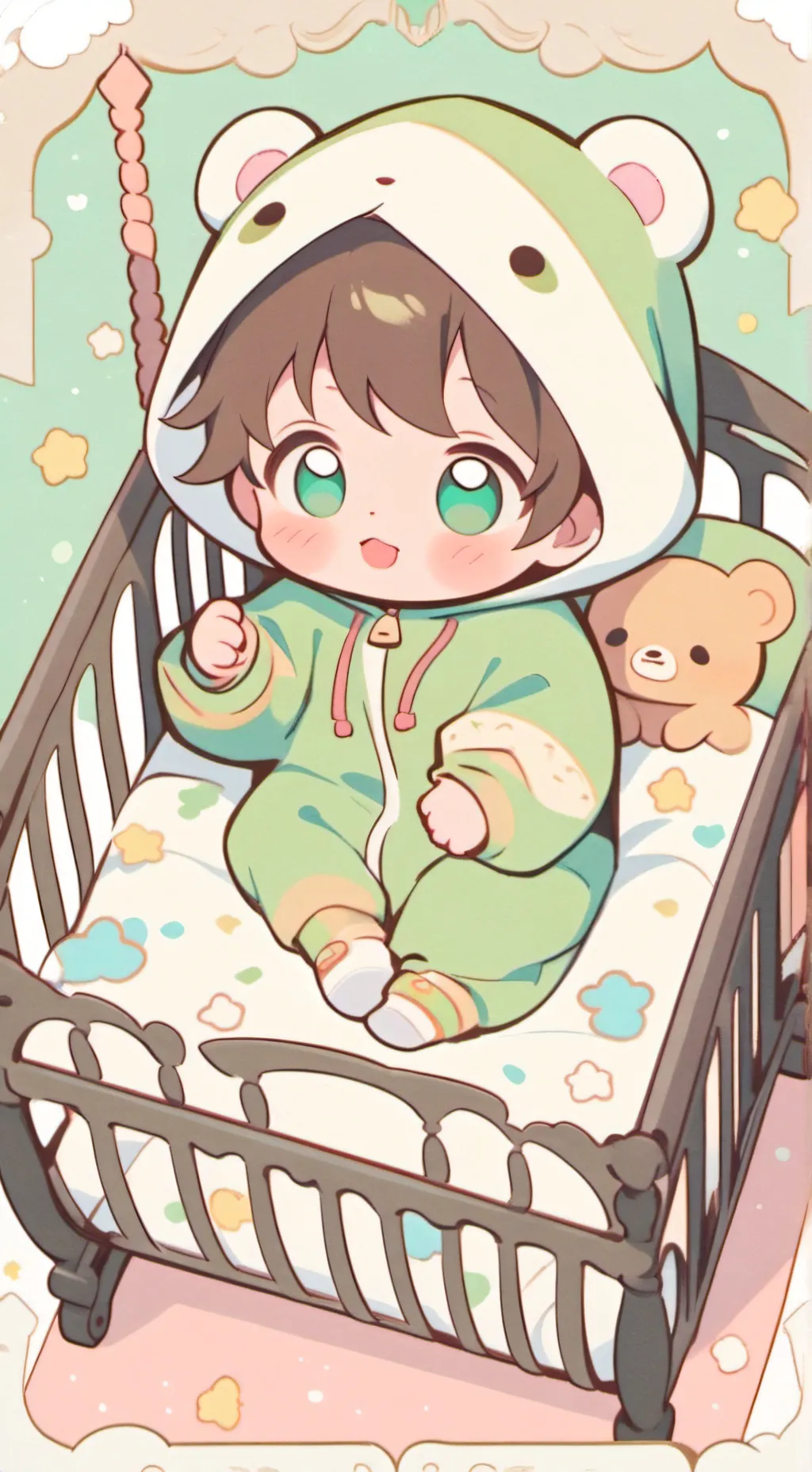 ai character: Baby Hotline background