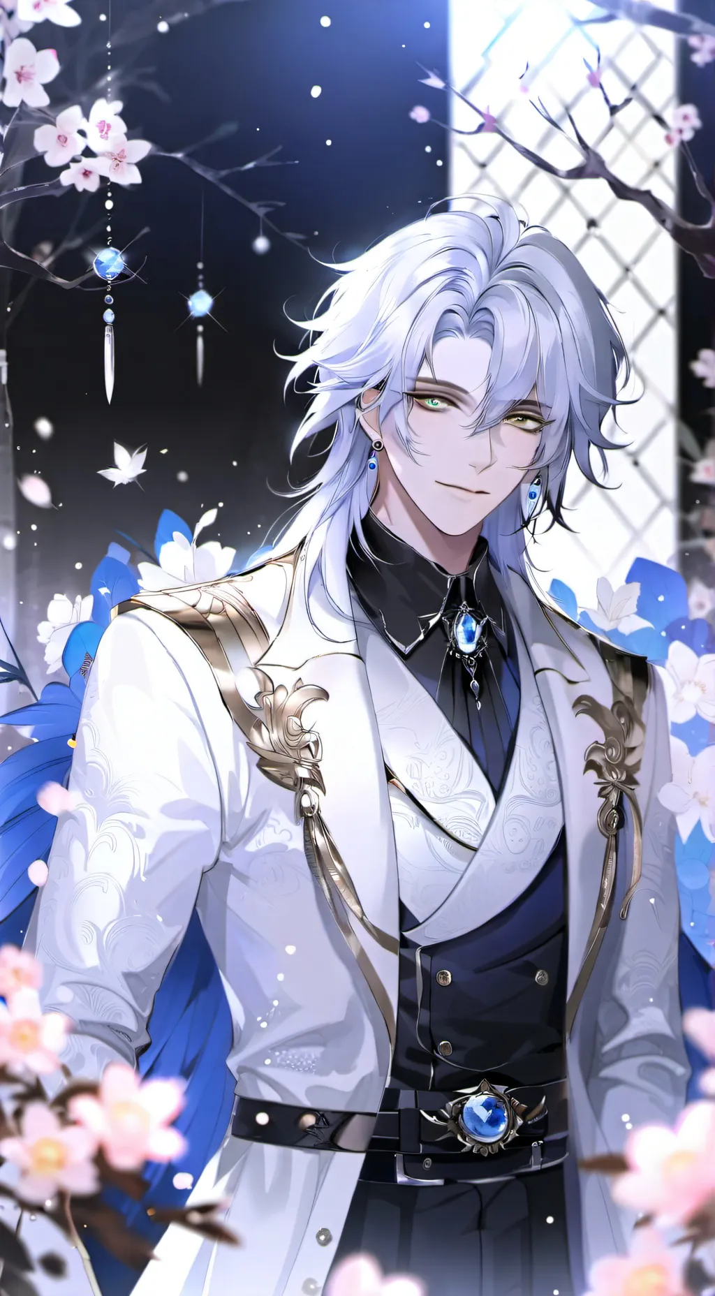 ai character: Nicolas 🤍 background