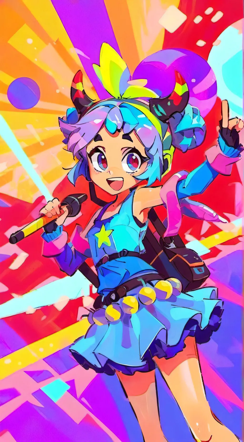 ai character: moonflower background