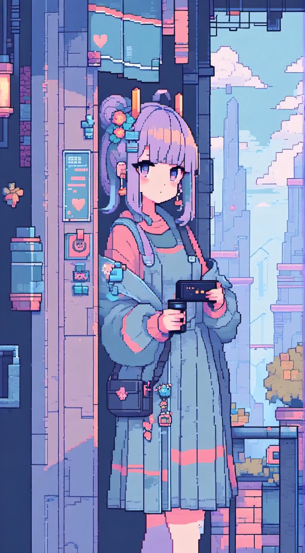 ai character: video game background