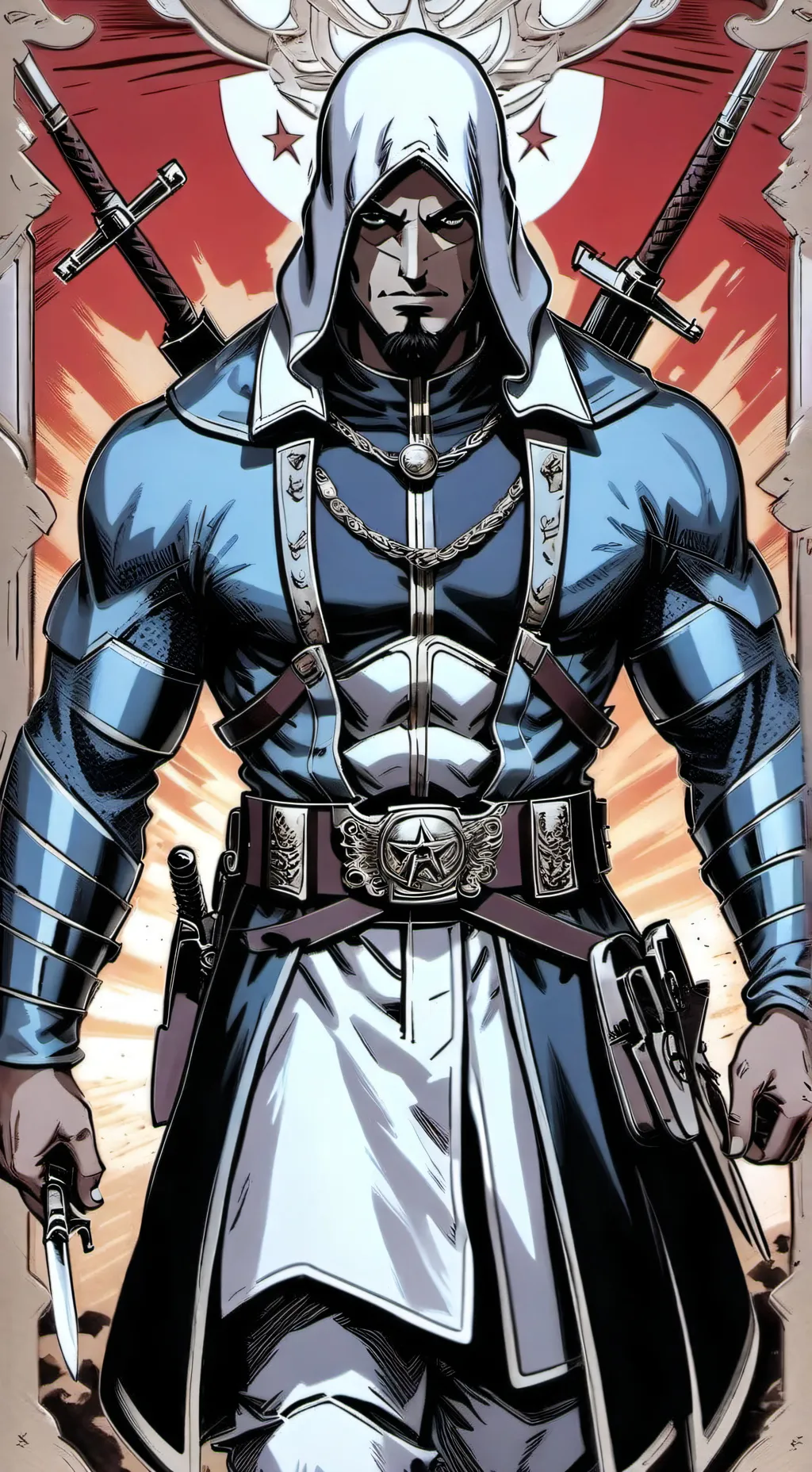 ai character: GUERRERO☠ background