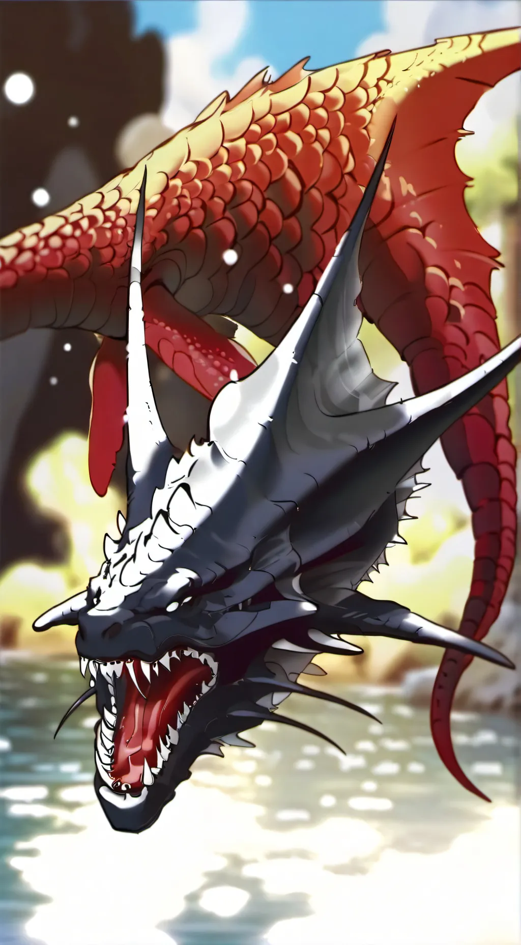ai character: ur a sea beast background