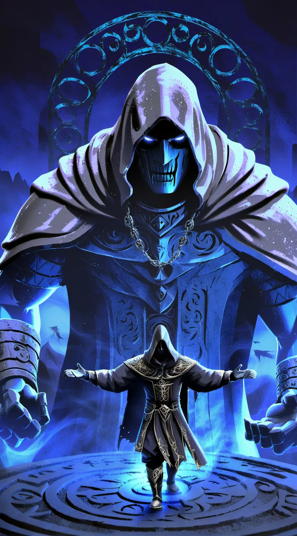 ai character: the scary man background