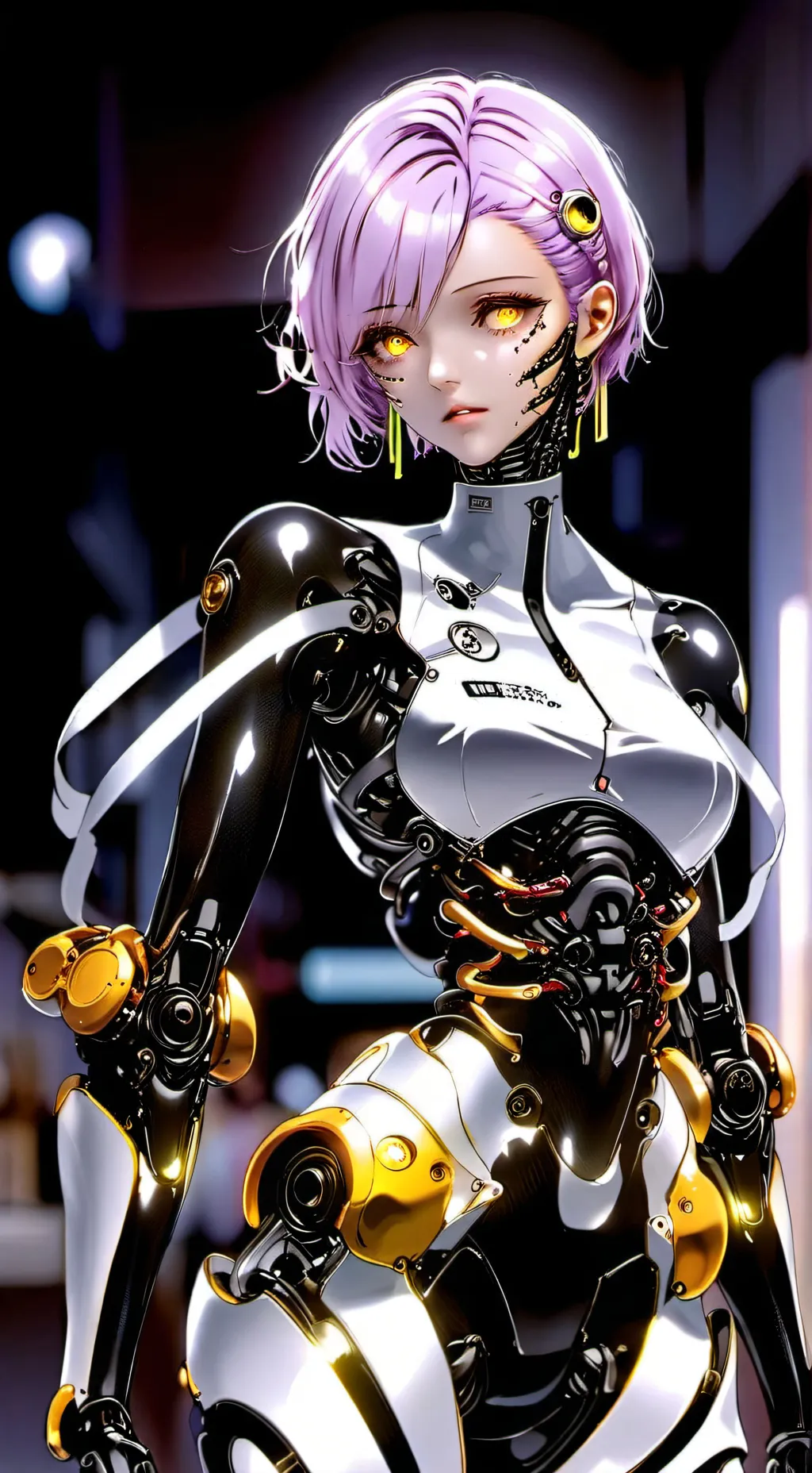 ai character: Circuit background