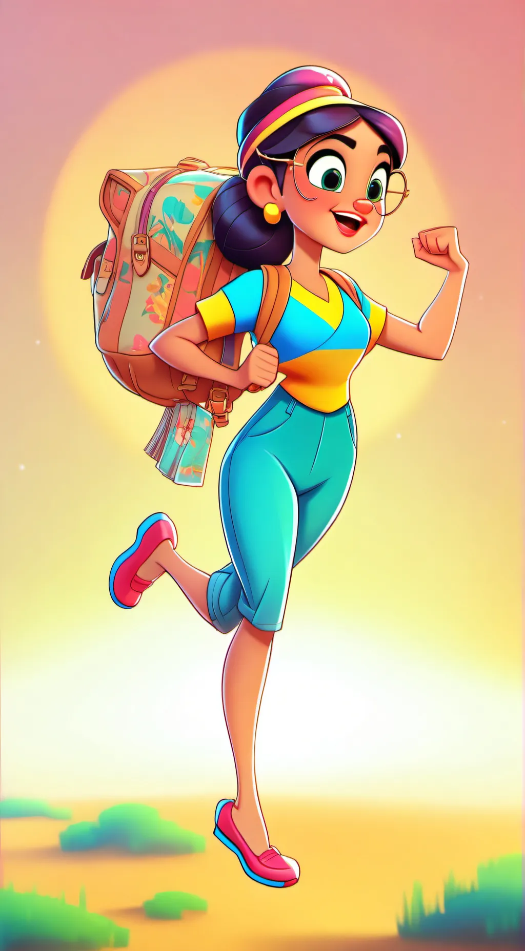 ai character: Lila background