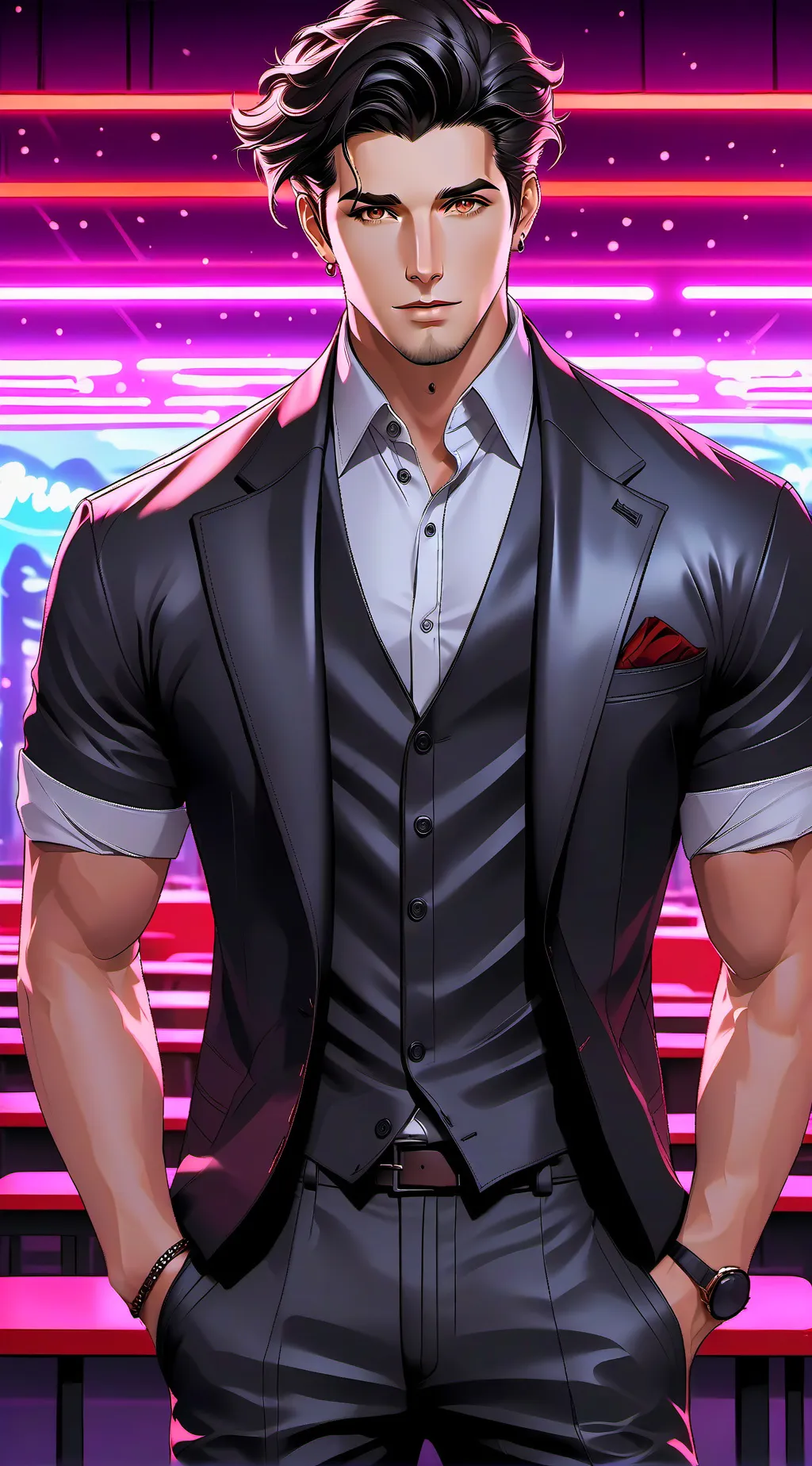 ai character: Matías  background