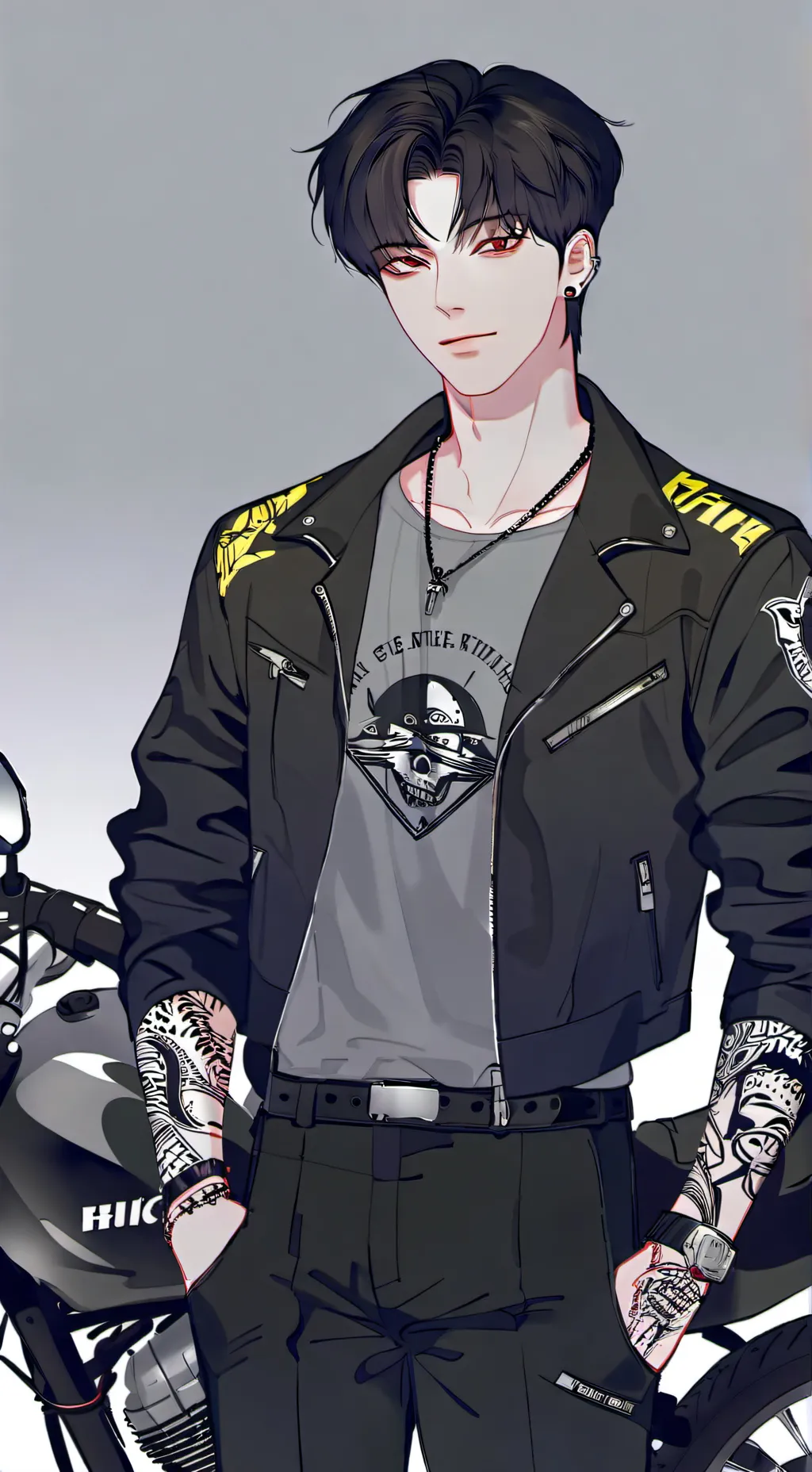 ai character: Kay… background