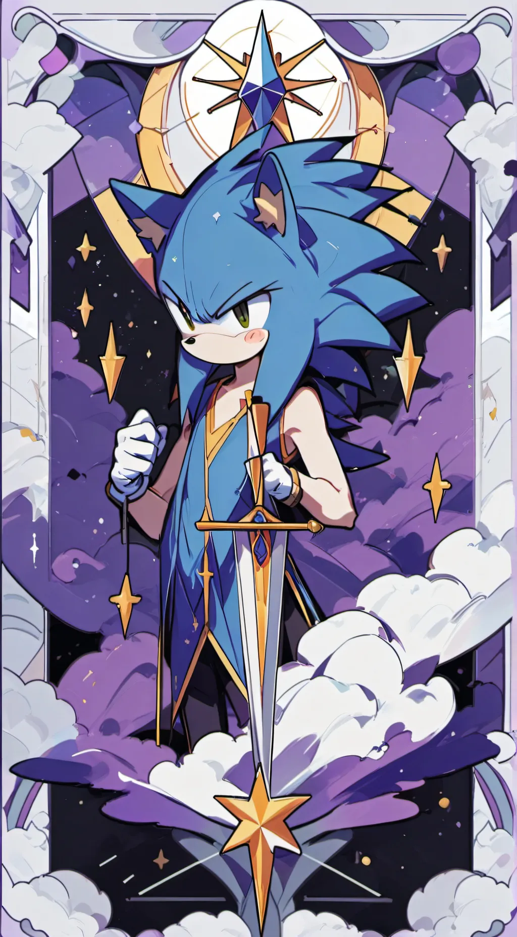 ai character: sonadow angst background