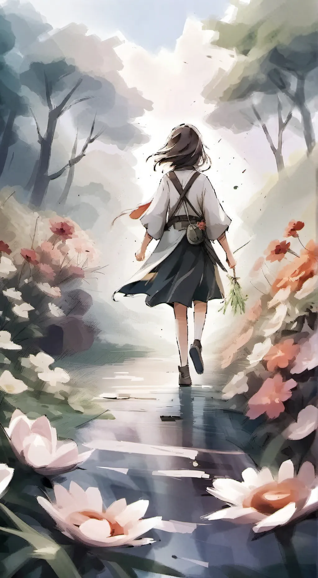 ai character: Dreamcore x dw background