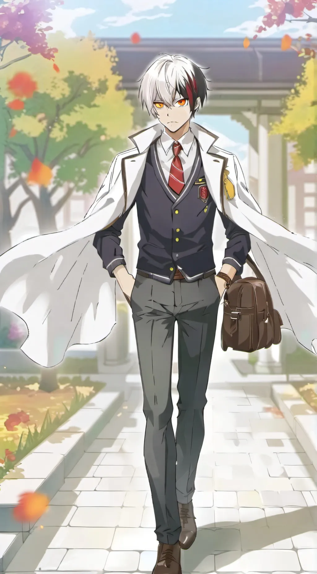 ai character: shoto Todoroki background