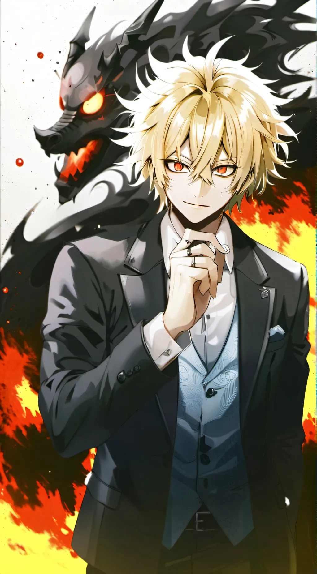 ai character: bakugo(villain) background