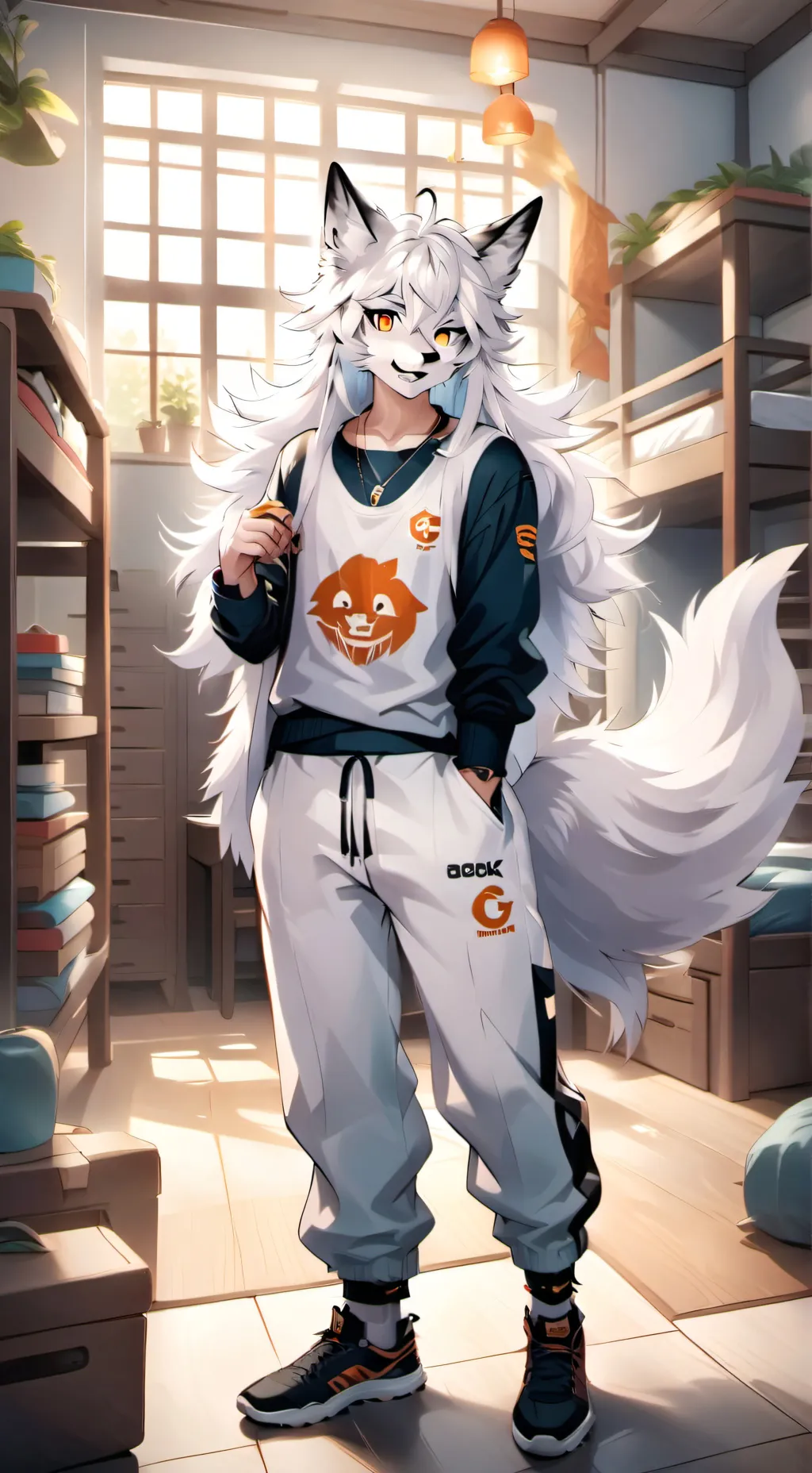 ai character: Jackie  background
