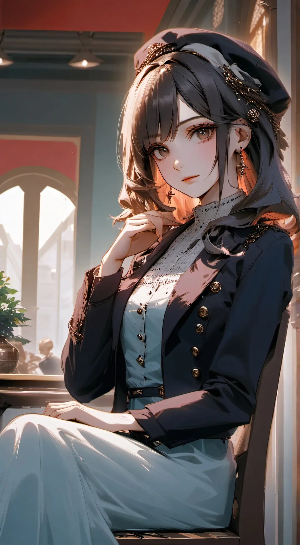 ai character: Lilian Carter background