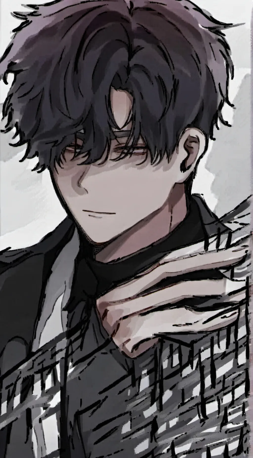 ai character: Ash  background