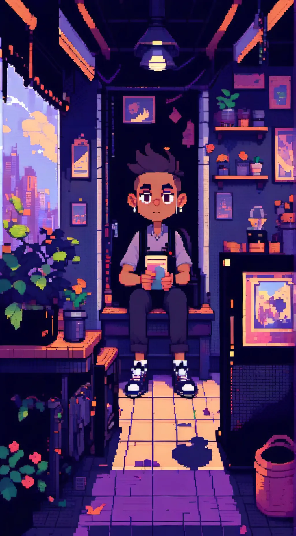 ai character: Gus de la casa buo background